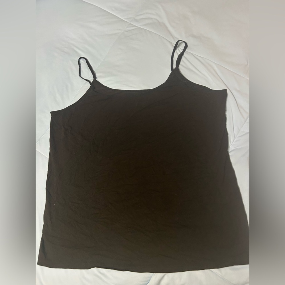 Time and Tru Classic Black Tank Top XXXL